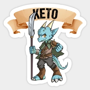 Keto - Theo Glycerskin - Criminals of Isla Numus Sticker